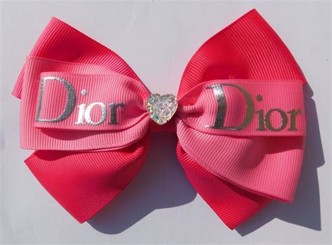 pink bow Dior